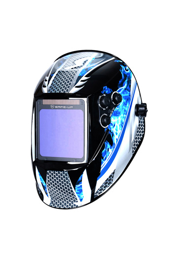 Choice1 UN9000BLUE TRUE Color 4 Sensors Solar Cell Powered Auto Darkening Welding Helmet Welding Mask