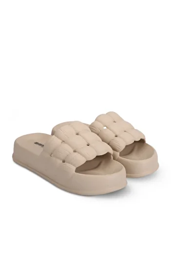 Esem Beige Offu Women's Slippers
