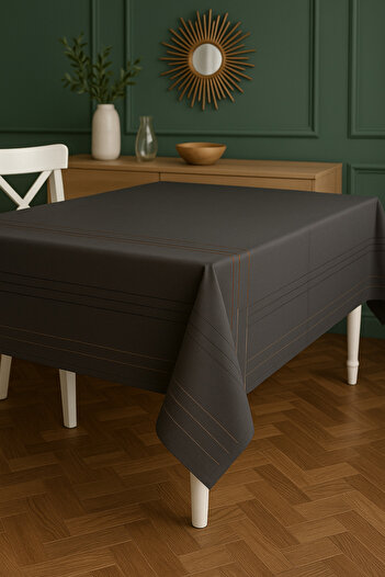 Cardea Linen Woven Carefree Tablecloth