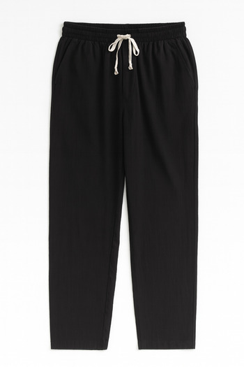 Redline Luxe Men's Linen Blend - Comfortable Baggy Pants, Wide Leg New Season