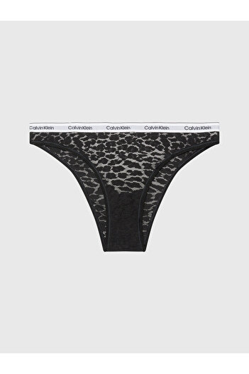 Calvin Klein Kadın Marka Logolu Elastik Bantlı Günlük Kullanıma Uygun Siyah Külot 000QD5233E UB1