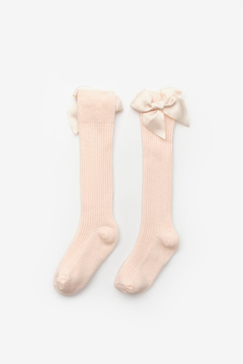 Le Mabelle Baby Girl Ribbon Socks