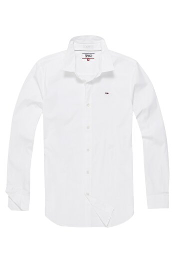 Tommy Hilfiger Men's White Shirt DM0DM04405100-white