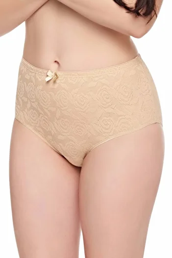 Belinay 0299 Floral Textured Panties Skin XL