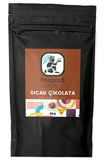 Bongardi Coffee Sıcak Çikolata Kakao Tozu 500g Cezvede Ev Yapımı Sıcak Çikolata Makinesi Uyumlu