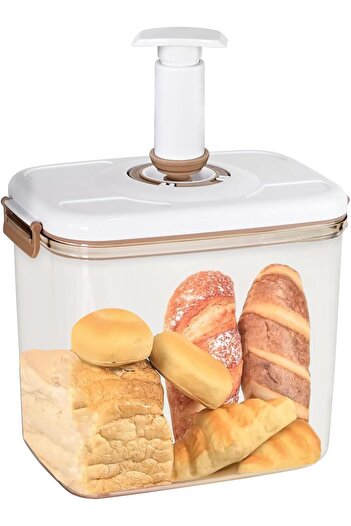 Generic Vacuum Seal Containers for Food Storage with Pump & Strainer, Airtight Kitchen Containers 2.7L