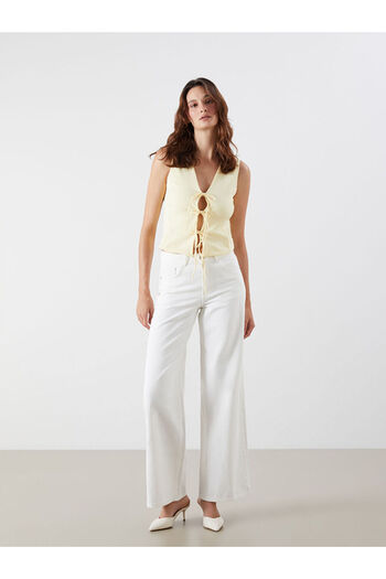 LC Waikiki Timeless Recommendations from Timeless Store |   V-Neck Women's Vest