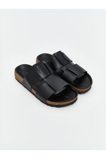 LC Waikiki Leather Look Men's Slippers