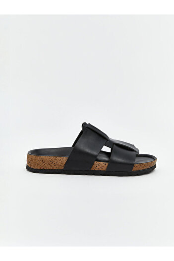 LC Waikiki Leather Look Men's Slippers