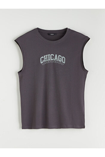 LC Waikiki New Season Crew Neck Printed Men's Sleeveless T-Shirt - S5Il63Z8