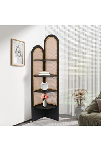 DEC13 Rustic Corner Cabinet