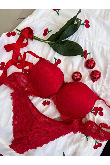 Wotrart Women's Lace Bra and Panty Set - Trend Fashion