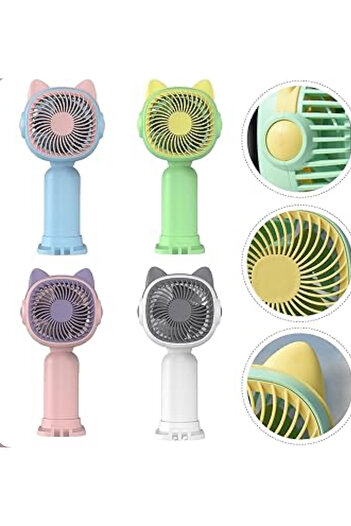 bigmate Mini El Fanı Taşınabilir Serinletici Şarjlı Vantilatör Tek Kademeli Hız Ayarı Ys2251b