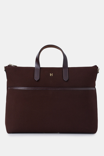 HELMBROOK Brice Genuine Leather Unisex 15.6" Single Compartment Laptop Bag