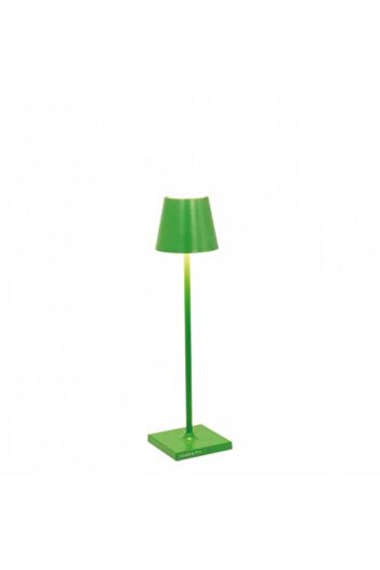 Zafferano Poldina PRO Micro table lamp, green, rechargeable, with LED
