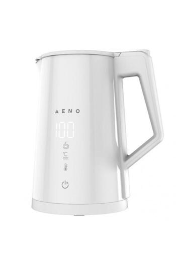 AENO Electric Kettle AEK0008S, 1.7 L, Wi-Fi, STRIX Protection, LED Display, Touch Screen, White