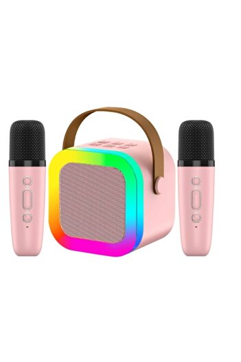 OEM Set Karaoke with Speaker and 2 Microphones for Children and Adults, Wireless, Micro SD Card, Bluetoo