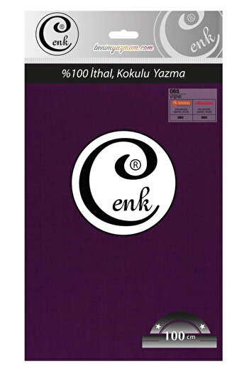 Yüsra Shop CENK WRITE 622 AMESTİST ΜΟΝΟΧΡΩΜΑ 100 CM ΕΙΜΑΤΕΛΙΚΟ ΑΜΕΤΙΣΤΟ ΜΕ ΤΣΑΝΤΑ ΓΡΑΦΗΣ