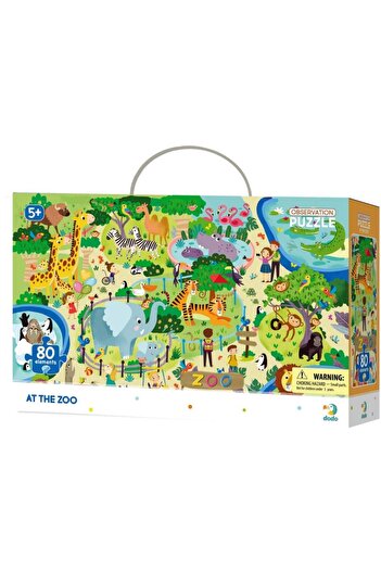 Dodo Puzzle - Animals at the ZOO (80 pieces)