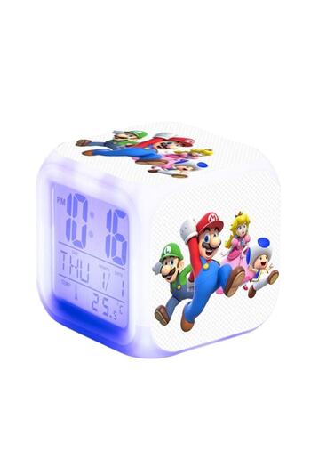 Mixbo Cubic Clock for Children's Room Mixbo, Multiple Functions, Lights, Model 17