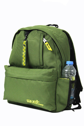 MUST 584947 Olive Primary School Backpack-Green