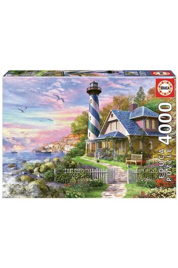 EDUCA Puzzle 4000 Lighthouse at Rock Bay
