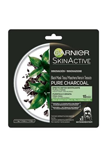Garnier Facial mask for acne, pores and blackheads,