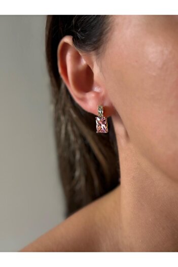AYLAKAYA Xuping Pink Stone Earrings