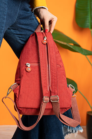 NEMO BAGS Tile Unisex Backpack, Crinkle Fabric, Single Arm Adjustable Body Bag and Chest Bag, 30X20Cm