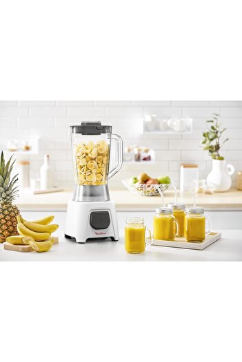 Moulinex Blender | Blendeo+ 1.5 L Blender Smoothie Maker | Mixer | 450 W | 2 Acc | Ice Crush | Duraf