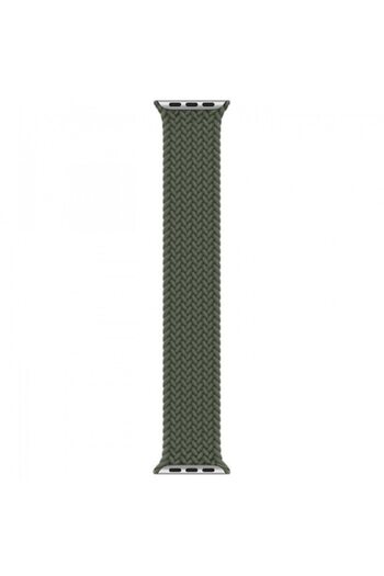 Bibilel Single loop strap for Apple Watch 42/44 mm, silicon, dark green