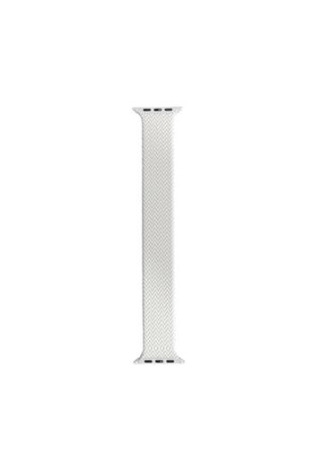 OEM Curea din silicon pentru Apple Watch 42/44 mm, buclă unică, albă