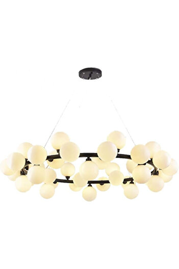 edc Lustra LED Modern Nordic Pendant Lights Ball cu 45Buc Glob