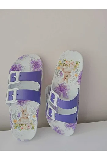 GEZER Rabbit Vu Swan Patterned Slippers