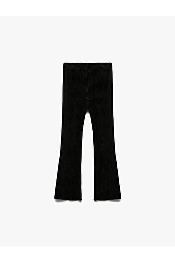 Koton Black Baby Girl Leggings 6Wmg40075Ak