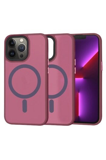 Tim High-Protection Case for iPhone 13 Pro, Timaconsafe, Bordeaux
