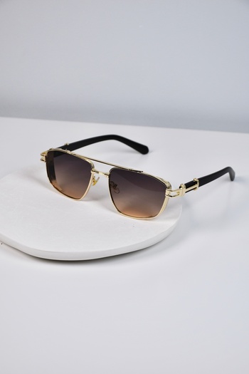 LOOKUP NEW Unisex Men's Uv400 Protected Square Rectangle Metal Stainless Sunglasses