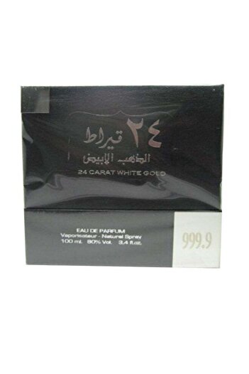 lattafa عطر الذهب الأبيض 24 قيراط EDP 100ملليلتر