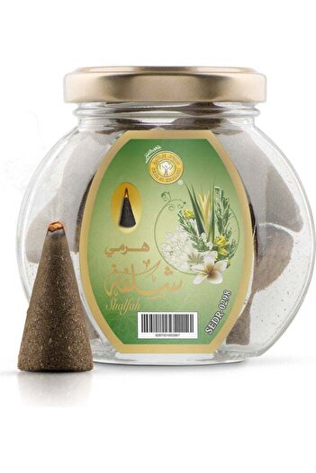 Sedr Al-Khaleej Perfumes Brown pyramidal shelf