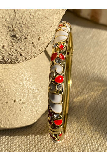 Brethils Colorful Minelli Handcuffs Premium Zircon Stone Inner Diameter 5.8mm Anti-Tarnish Guaranteed with Invoice