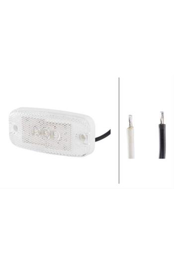 Hella Front position light with HELLA reflector, model 2PG 357 008-031, dimensions 51 x 111 mm, LED,