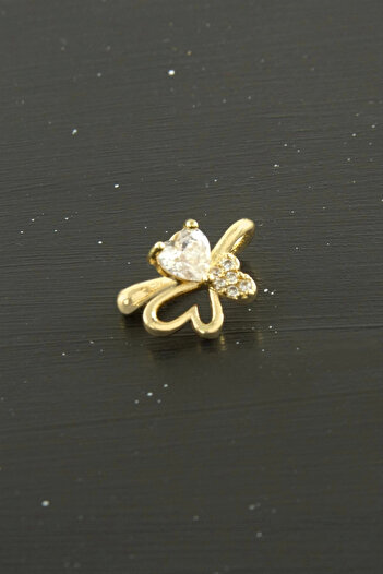 thebestnzm Heart Tragus Zircon Stone Piercing 1 Piece