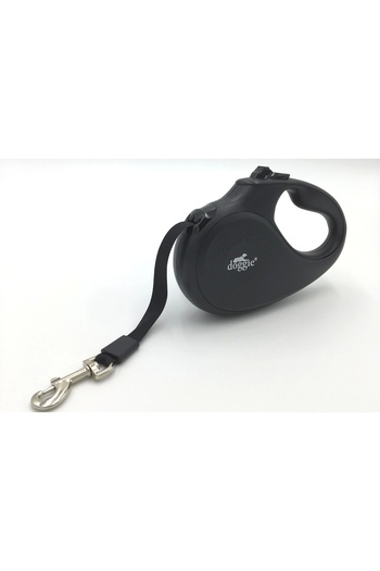 DOGGİ Doggie Master Series Automatic Roller Dog Walker 50 kg / 5 m Black