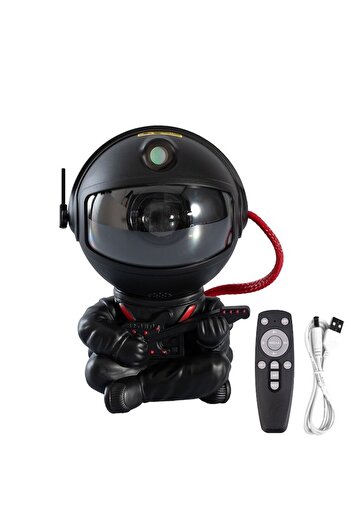 Mixbo Proiector LED Mixbo, Astronaut cu chitara, telecomanda, incarcare prin USB, functii diferite lumini,