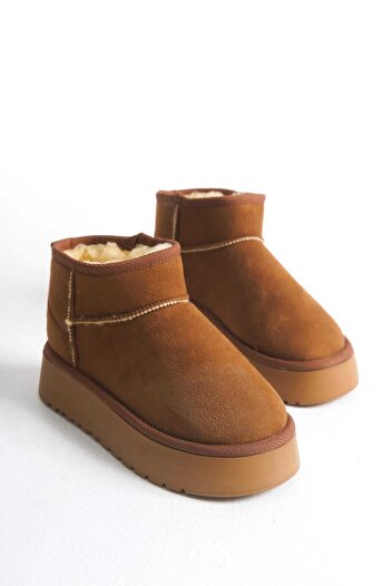 CİRON SHOES Taba Yüksek Taban uk Kadın Ayakkabı