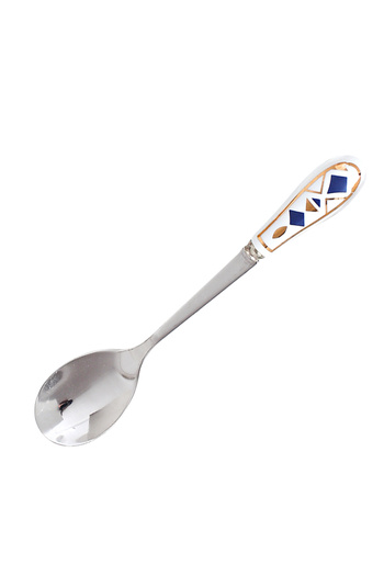 sharpdo European Stainless Steel Coffee Spoon Tea Spoon With Ceramic Handle