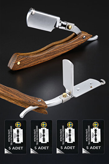 Qualis U6 Mechanism Razor + 20 Platinum Leaf Razors