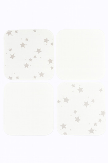 Aybi Baby 4 Pack Baby Mouth Wipes – 100% Cotton – Starry