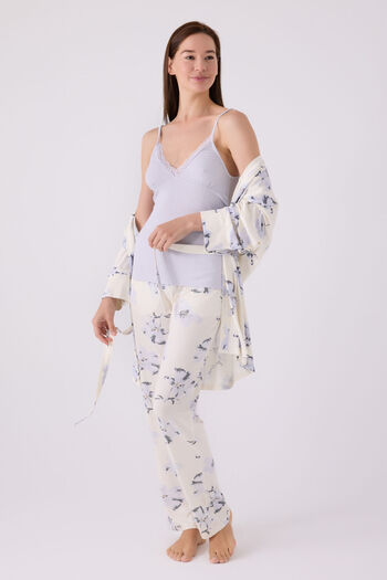 Pierre Cardin Erkek Çocuk Mavi Uzun Kol Pijama Takım