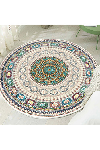 sharpdo Rugs living room Circular classic element carpet120*120cm